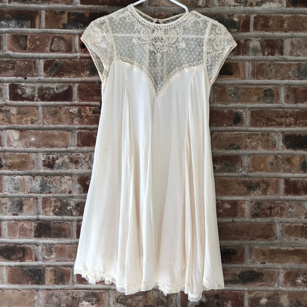 Urban outfitters cream dress